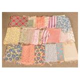 Large Group Vintage Printed Cotton Fabrics