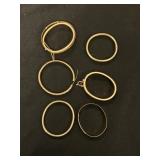 (7) Gold FIlled Bangles
