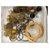 (10) Pcs. Vintage Costume Bakelite Necklaces Etc.