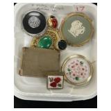 (8) Vintage Compacts Perfumes Etc.