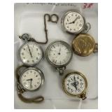 (6) Vintage Pocket Watches