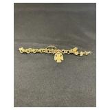 Gold Filled Charm Bracelet w/ Gold & Gold Filled