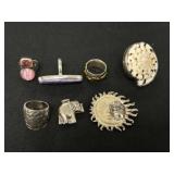 (7) Pcs. Sterling Silver Jewelry