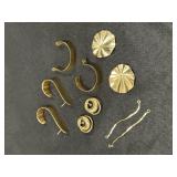 (5) 14K Earring Accents