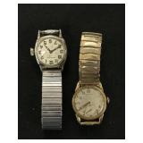 (2) Vintage Hamilton Men