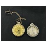 (2) Gold Filled Case Pocket Watches