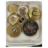 8 Vintage Compacts, Perfumes, Etc.