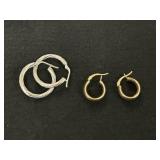 (2) 14K Earrings