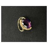 14K Purple Sapphire RIng