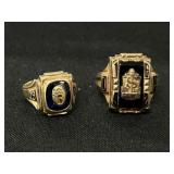 (2) 10K Class Rings