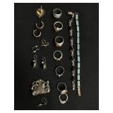 (15) Pcs. Sterling SIlver Jewelry