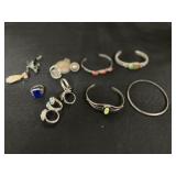 (15) Pcs. Native American SIlver Jewelry