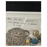 Apx (30) Pcs. Sterling & Low Grade Silver