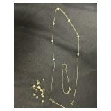14K Earring Backs & Broken Chain
