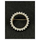 (2) 14K CZ Pins