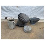 Galvanized Metal Utility Items Lot