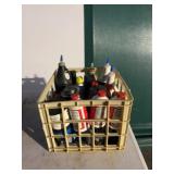 Automotive Fluids in Plastic Crate