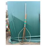 Fishing Net With Wooden Hand Tools Bundle