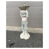 Boy Figure Bird Bath Garden Ornament
