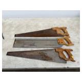Rancher and Nelson Panel Hand Saws, Set of 3