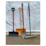 Snow Shovel, Shovel, Broom Lot