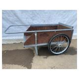 Garden Way Cart With Wood Sides & Metal Frame