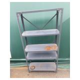 Gray Metal 5-Shelf Storage Rack