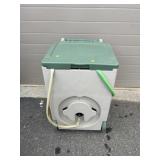 Plastic Rolling Hose Reel Cart With Crank