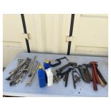 Hand Tools With Bin and Bottles