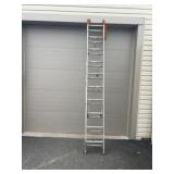 Aluminum Extension Ladder with Safety Feet