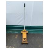Yellow Steel Hydraulic Floor Jack With Handle