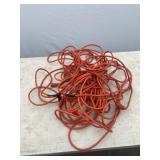 Two Extension Cords, Orange and Black