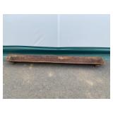 Rusty Metal Trough Feeder With Legs