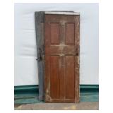 Wooden Doors with Metal Handles