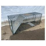 Metal Live Animal Trap Cage with Top Hatch