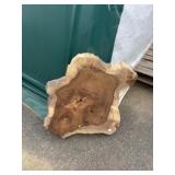 Live Edge Hardwood Slab with Natural Grain