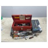 Toolbox With Hand Tools And Chicago Drill