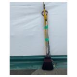 Yard Tools Lot: Broom, Rake, Shovel