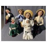 (5) Byers Choice Dolls