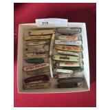 Vintage Advertising Pocket Knives