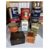 Asst. Tobacco & Adv. Tins