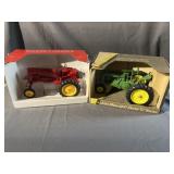 (2) 1/16th Scale Die Cast Toy Tractors