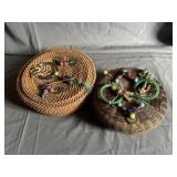(2) Vintage Sewing Baskets