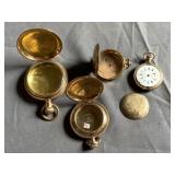 Grouping of Pocket Watch Cases