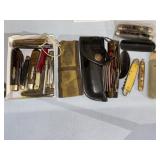 Large Assortment of Pocket Knives