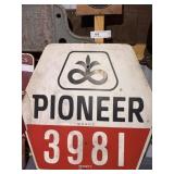 2 Pioneer Fiber Board Sign
