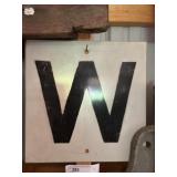 Steel Railroad Directional Sign
