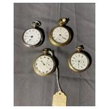 (4) Asst. Pocket Watches
