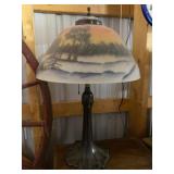 Sattan Glass Table Light