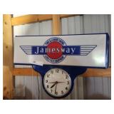 Jamesway Advertising Wall Clock